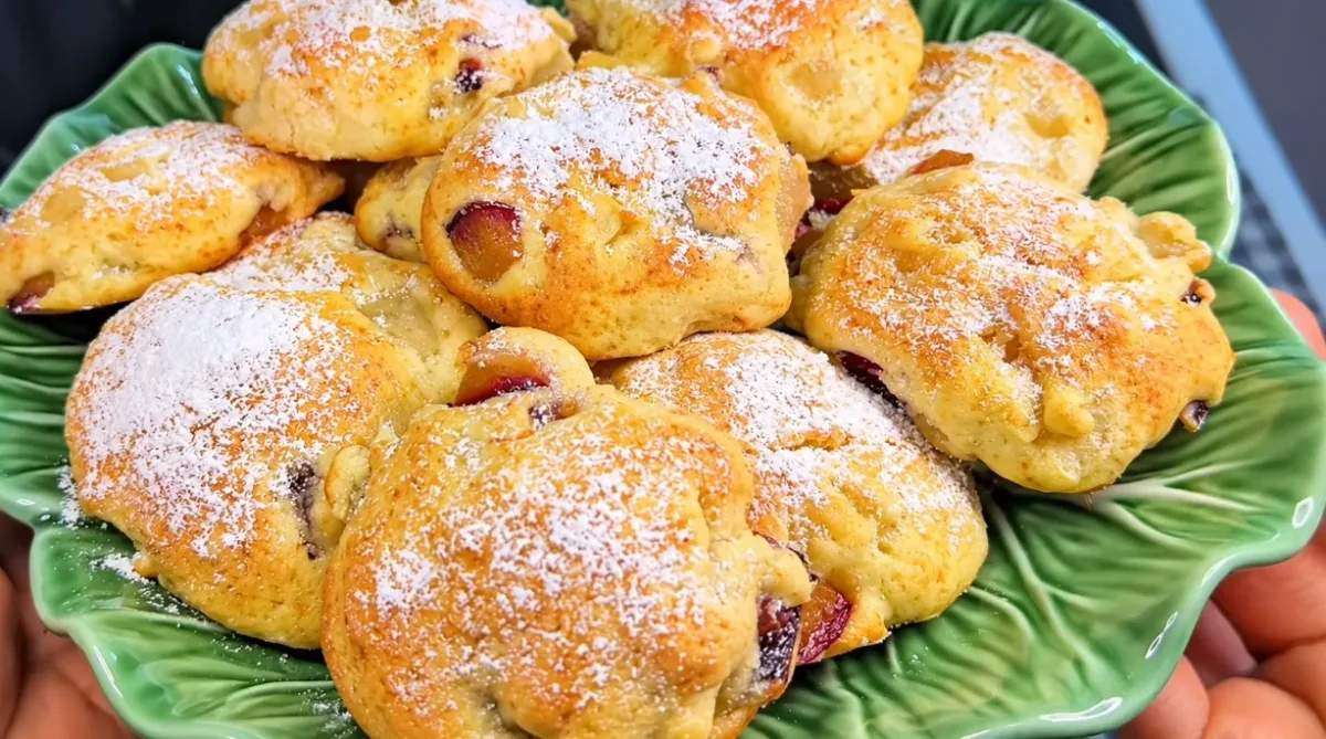 М’яке яблучне печиво з лимоном без розкачування